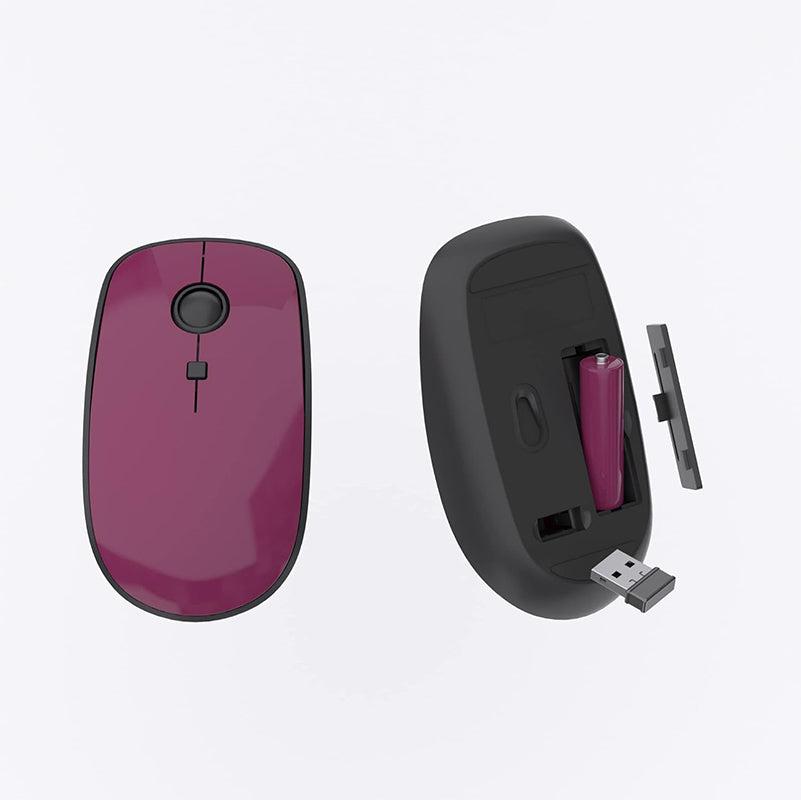 UBOTIE S801AG Colorful Wireless Computer Keyboards Mouse Combos, UBOTIE Polychrome Round Keycaps Retro PC keyboards 2.4GHz Radio Frequency Connection with Optical Mouse