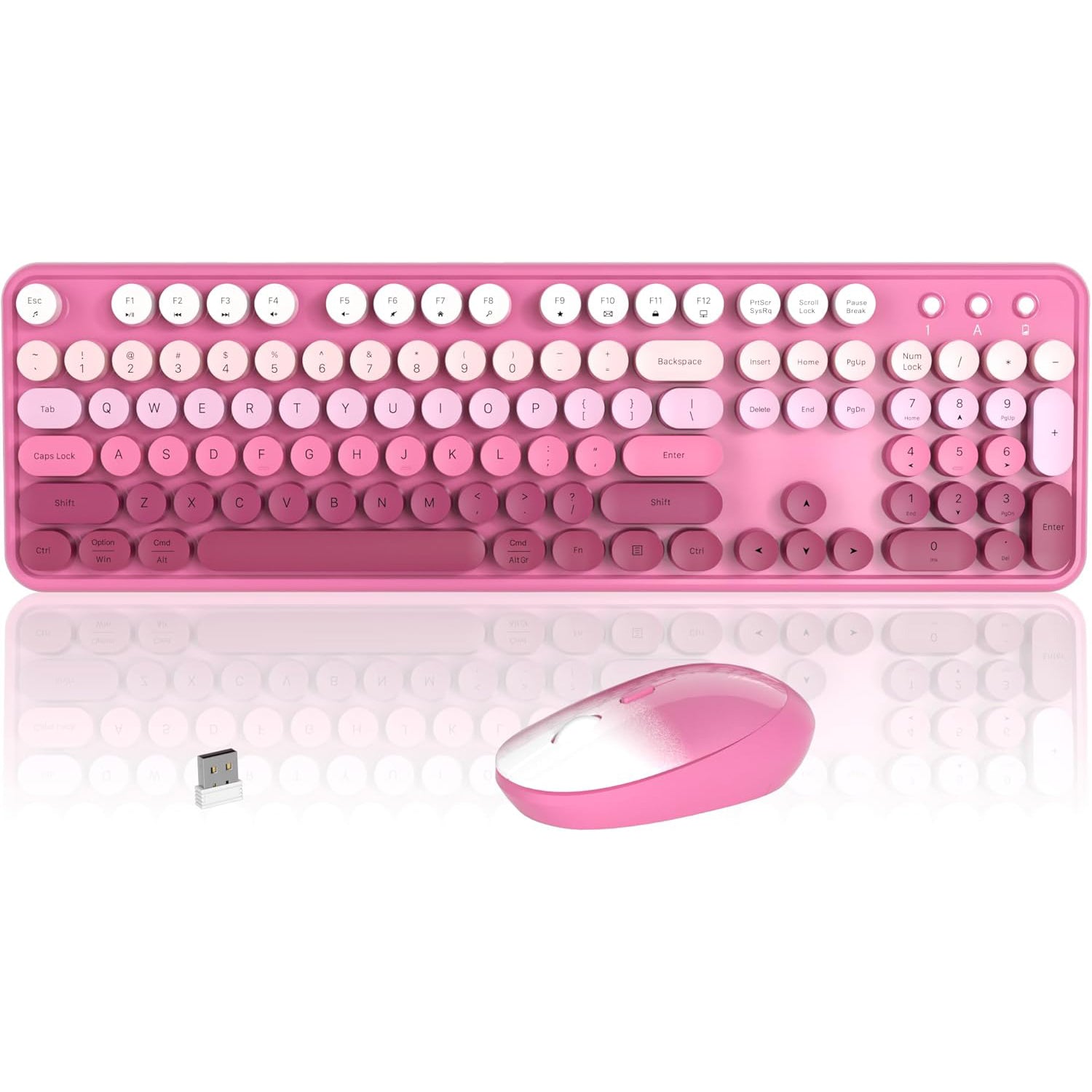 UBOTIE S803AG Gradient Colorful Wireless Keyboard & Mouse Combo