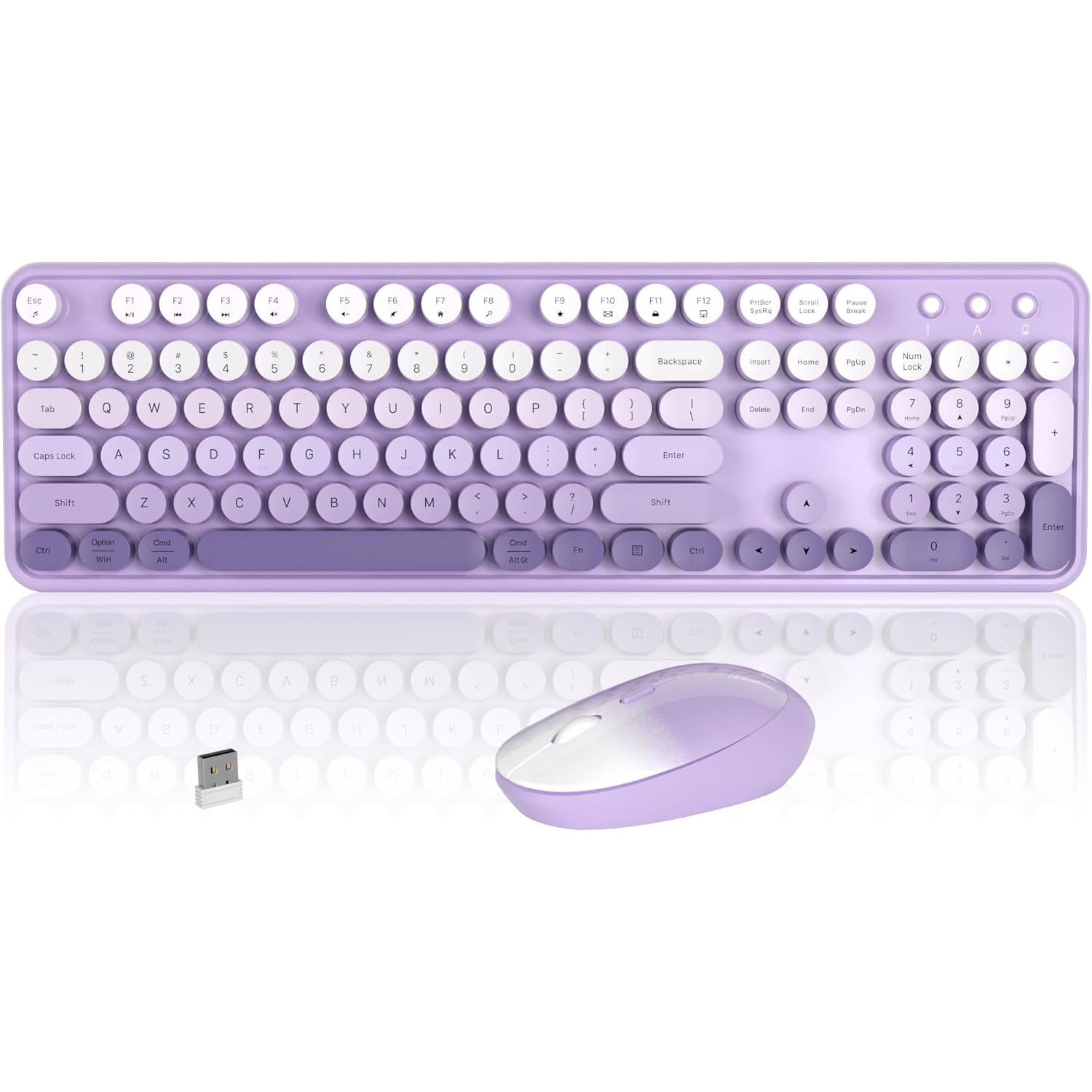 UBOTIE S803AG Gradient Colorful Wireless Keyboard & Mouse Combo
