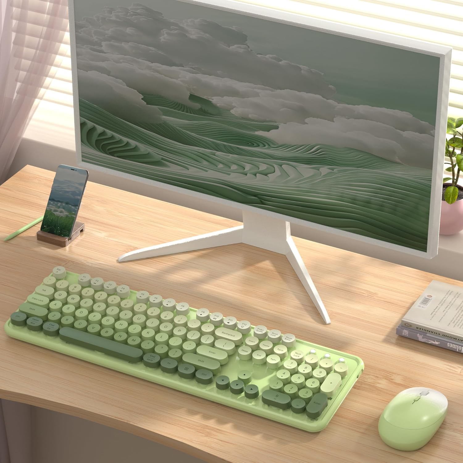 UBOTIE S803AG Gradient Colorful Wireless Keyboard & Mouse Combo