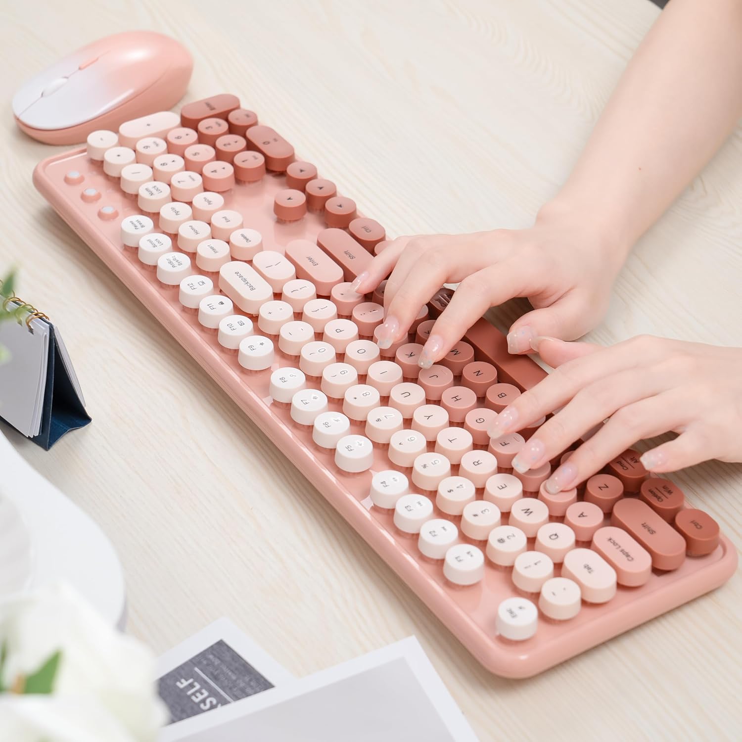 UBOTIE S803AG Gradient Colorful Wireless Keyboard & Mouse Combo